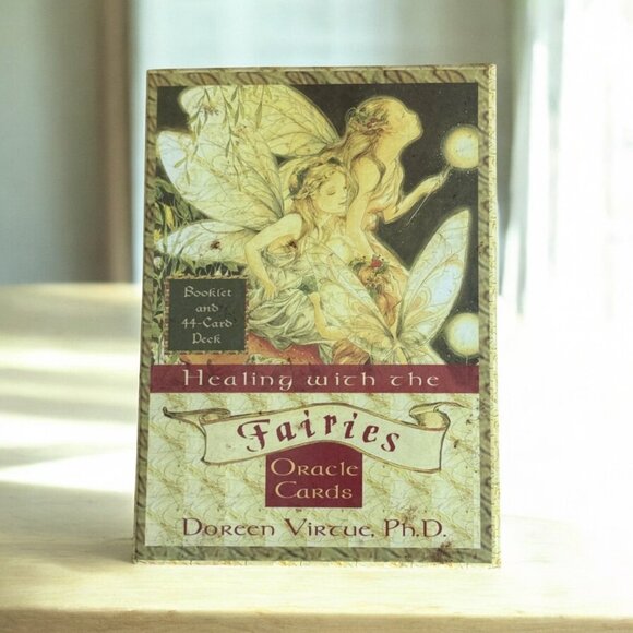 Healing with the Fairies Oracle Cards Doreen Virtue 44 Card Deck OOP - Picture 1 of 7